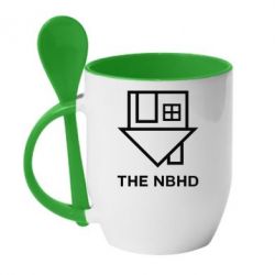 Чашка с ложкой THE NBHD Logo - PrintSalon