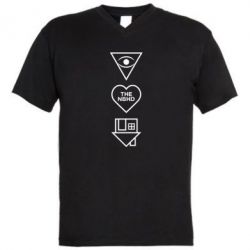 Мужская футболка  с V-образным вырезом THE NBHD Logotype - PrintSalon