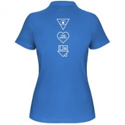 Женское поло THE NBHD Logotype - PrintSalon