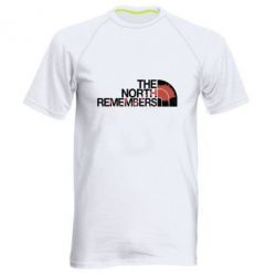 Мужская футболка для спорта The north remember - PrintSalon