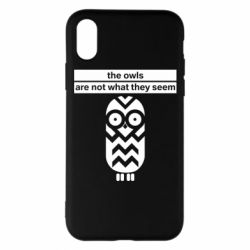 Чохол для iPhone X/Xs The owls are not what they seem - PrintSalon