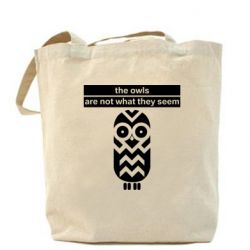 Торба The owls are not what they seem - PrintSalon