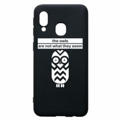 Чохол для Samsung A40 The owls are not what they seem - PrintSalon
