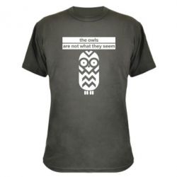 Камуфляжна футболка The owls are not what they seem - PrintSalon