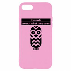 Чохол для iPhone SE 2020 The owls are not what they seem - PrintSalon