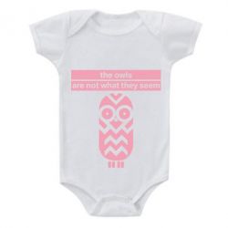 Дитячий бодік The owls are not what they seem - PrintSalon