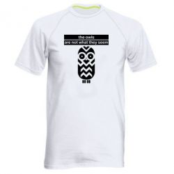 Чоловіча футболка для спорту The owls are not what they seem - PrintSalon