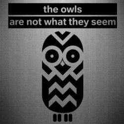 Наклейка The owls are not what they seem - PrintSalon