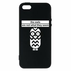 Чохол для iphone 5/5S/SE The owls are not what they seem - PrintSalon
