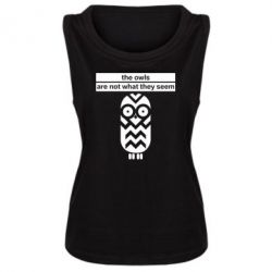 Майка жіноча The owls are not what they seem - PrintSalon