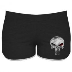 Жіночі шорти The Punisher Logo - PrintSalon