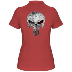 Жіноче поло The Punisher Logo - PrintSalon