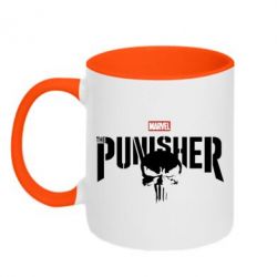 Чашка двухцветная 320ml The Punisher - PrintSalon