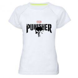 Женская футболка для спорта The Punisher - PrintSalon