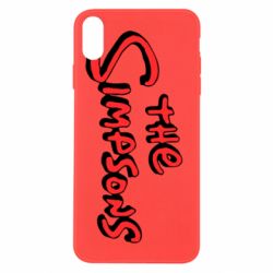 Чехол для iPhone Xs Max The Simpson Logo - PrintSalon