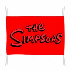 Флаг The Simpson Logo - PrintSalon