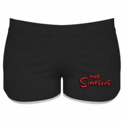 Женские шорты The Simpson Logo - PrintSalon