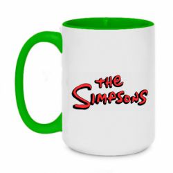 Чашка двухцветная 420ml The Simpson Logo - PrintSalon