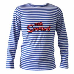 Тельняшка с длинным рукавом The Simpson Logo - PrintSalon