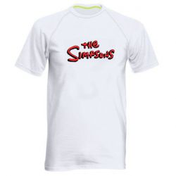 Мужская футболка для спорта The Simpson Logo - PrintSalon