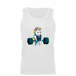 Мужская майка The unicorn is rocking - PrintSalon