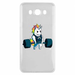 Чехол для Samsung J7 2016 The unicorn is rocking - PrintSalon