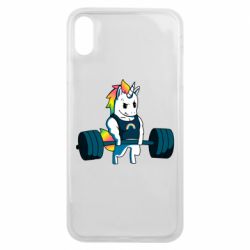Чехол для iPhone Xs Max The unicorn is rocking - PrintSalon