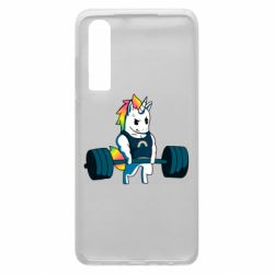 Чехол для Huawei P30 The unicorn is rocking - PrintSalon