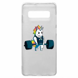 Чехол для Samsung S10+ The unicorn is rocking - PrintSalon