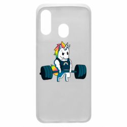 Чехол для Samsung A40 The unicorn is rocking - PrintSalon