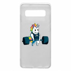 Чехол для Samsung S10 The unicorn is rocking - PrintSalon
