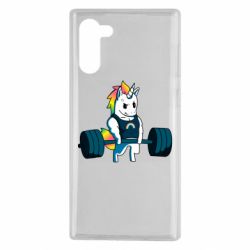 Чехол для Samsung Note 10 The unicorn is rocking - PrintSalon