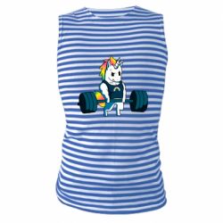 Майка-тельняшка The unicorn is rocking - PrintSalon