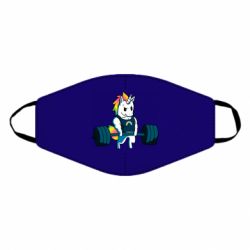 Маска многоразовая The unicorn is rocking - PrintSalon