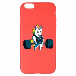 Чехол для iPhone 6 Plus/6S Plus The unicorn is rocking - PrintSalon
