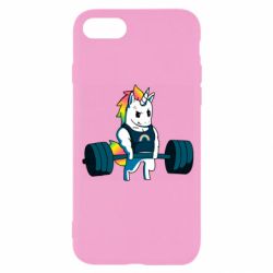 Чехол для iPhone 7 The unicorn is rocking - PrintSalon