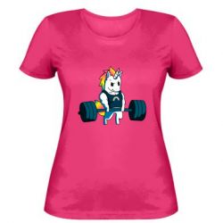 Женская футболка The unicorn is rocking - PrintSalon