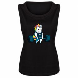 Женская майка The unicorn is rocking - PrintSalon