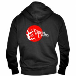 Мужское худи на молнии The Vampire Diaries - PrintSalon