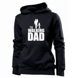 Женское худи The walking dad - PrintSalon