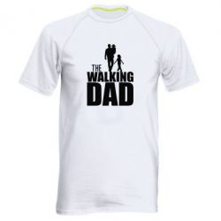 Мужская футболка для спорта The walking dad - PrintSalon