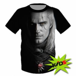 Детская 3D футболка The Witcher 2019 - PrintSalon