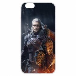Чехол для iPhone 6/6S The witcher and witches head - PrintSalon