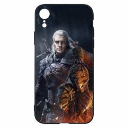 Чехол для iPhone XR The witcher and witches head