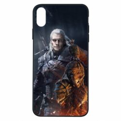 Чехол для iPhone Xs Max The witcher and witches head - PrintSalon