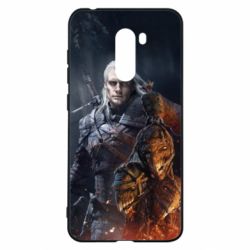 Чехол для Xiaomi Pocophone F1 The witcher and witches head - PrintSalon