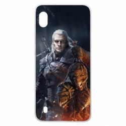 Чехол для Samsung A10 The witcher and witches head - PrintSalon