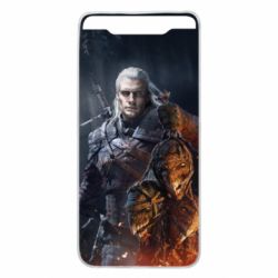Чехол для Samsung A80 The witcher and witches head - PrintSalon