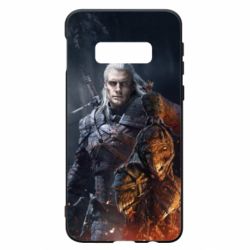 Чехол для Samsung S10e The witcher and witches head - PrintSalon