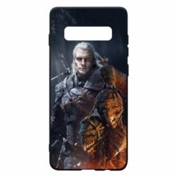 Чехол для Samsung S10+ The witcher and witches head - PrintSalon